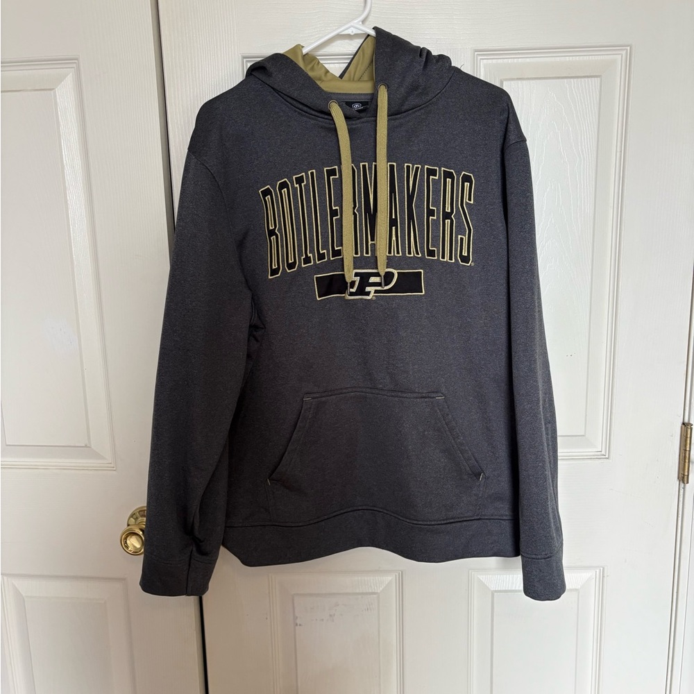 Top of the World Charcoal and Gold Boilermakers Hoodie